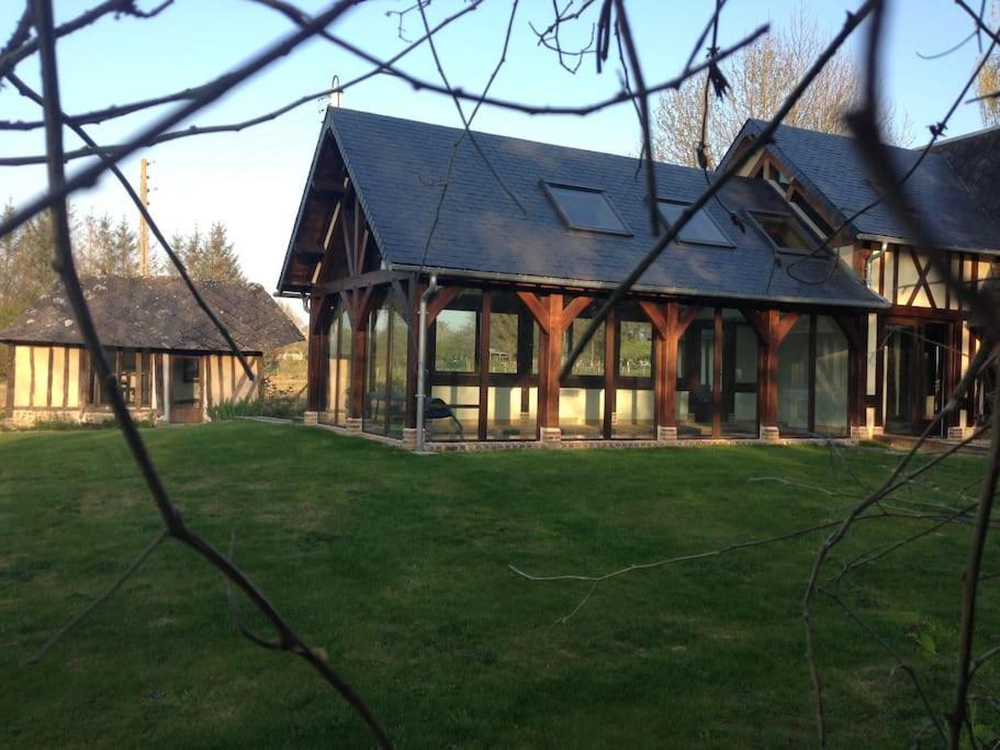Villa Domaine Du Bois L'Abbe Épaignes Esterno foto