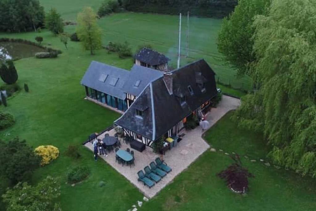 Villa Domaine Du Bois L'Abbe Épaignes Esterno foto
